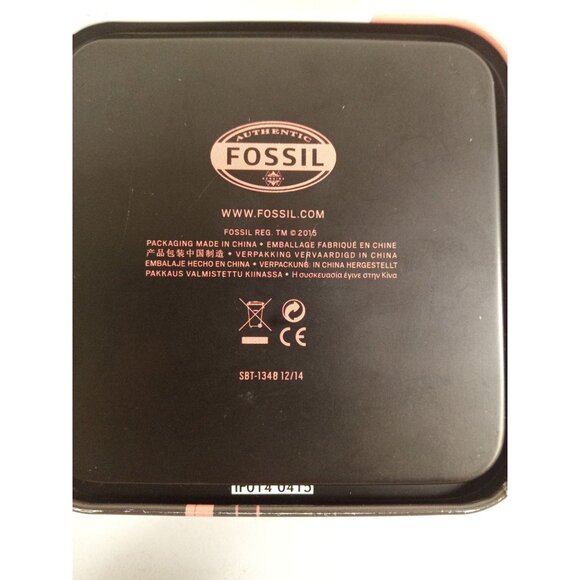 Fossil Women's Cecile Green Watch w/ Silicone Strap Extra Strap in Original Box - Picture 10 of 10